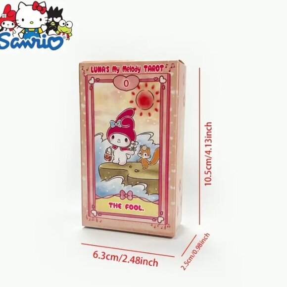 Luna's My Melody Tarot Deck 78 Cards Hello Kitty NW T - Picture 3 of 5